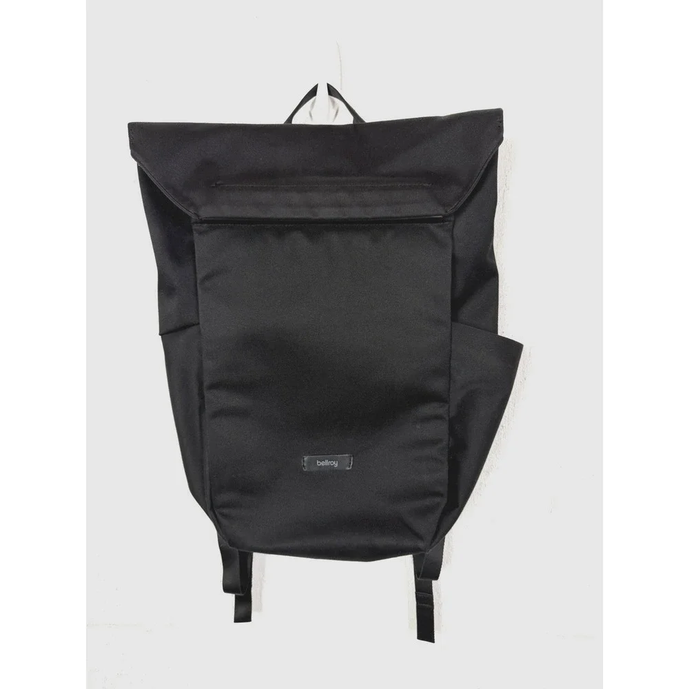 Bellroy Melbourne Backpack Black Laptop 18L Magsnap Closure Travel Work Pockets